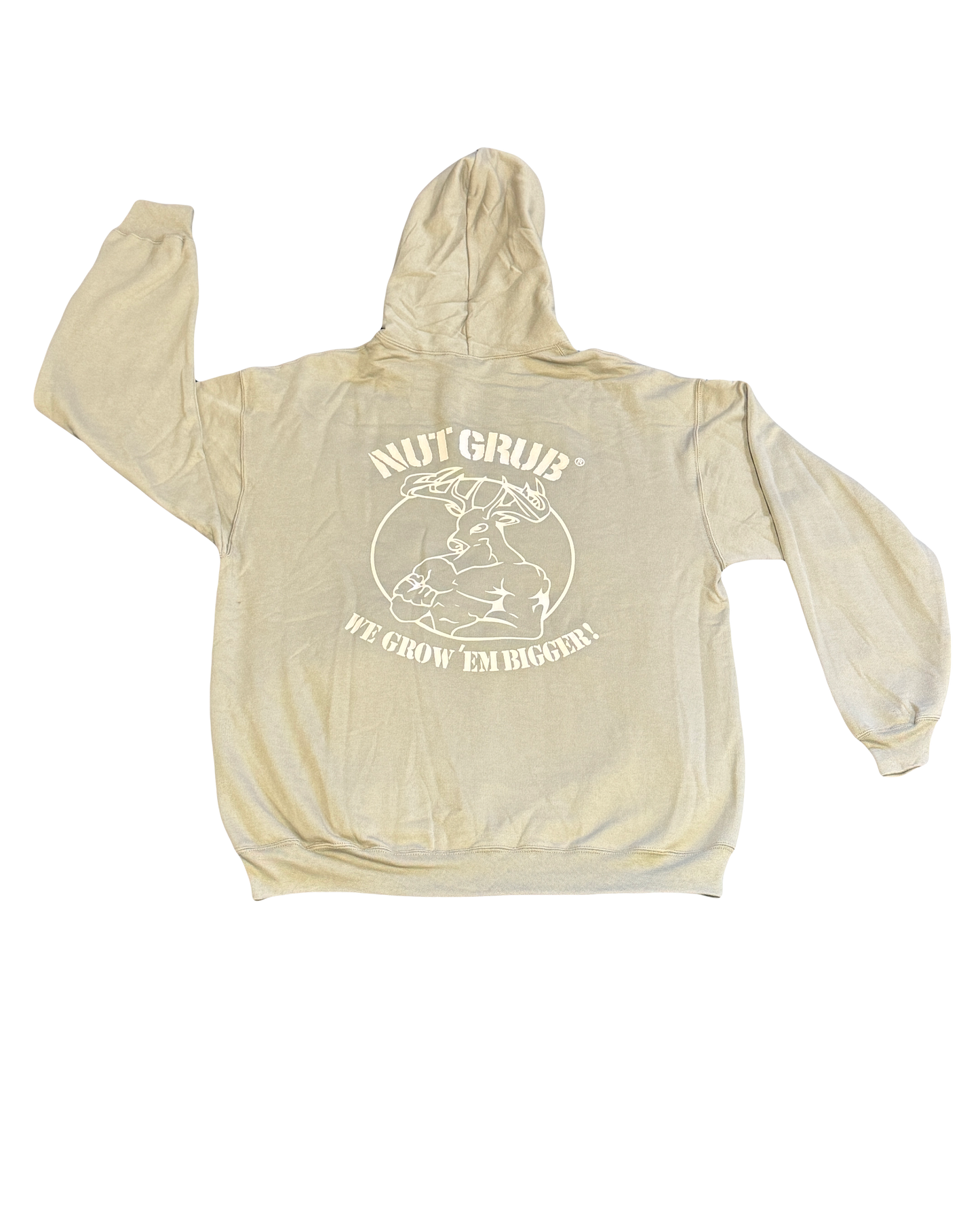 Nut Grub Khaki Hoodie