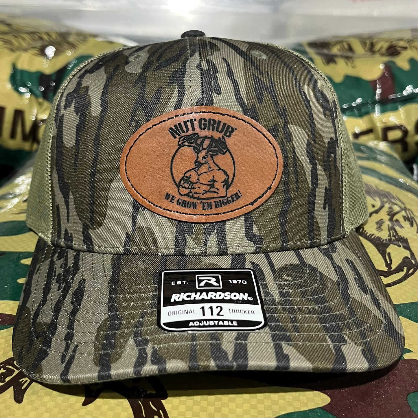 The Nut Grub Buff Buck Cap