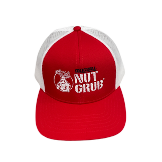 Nut Grub Red Trucker Cap