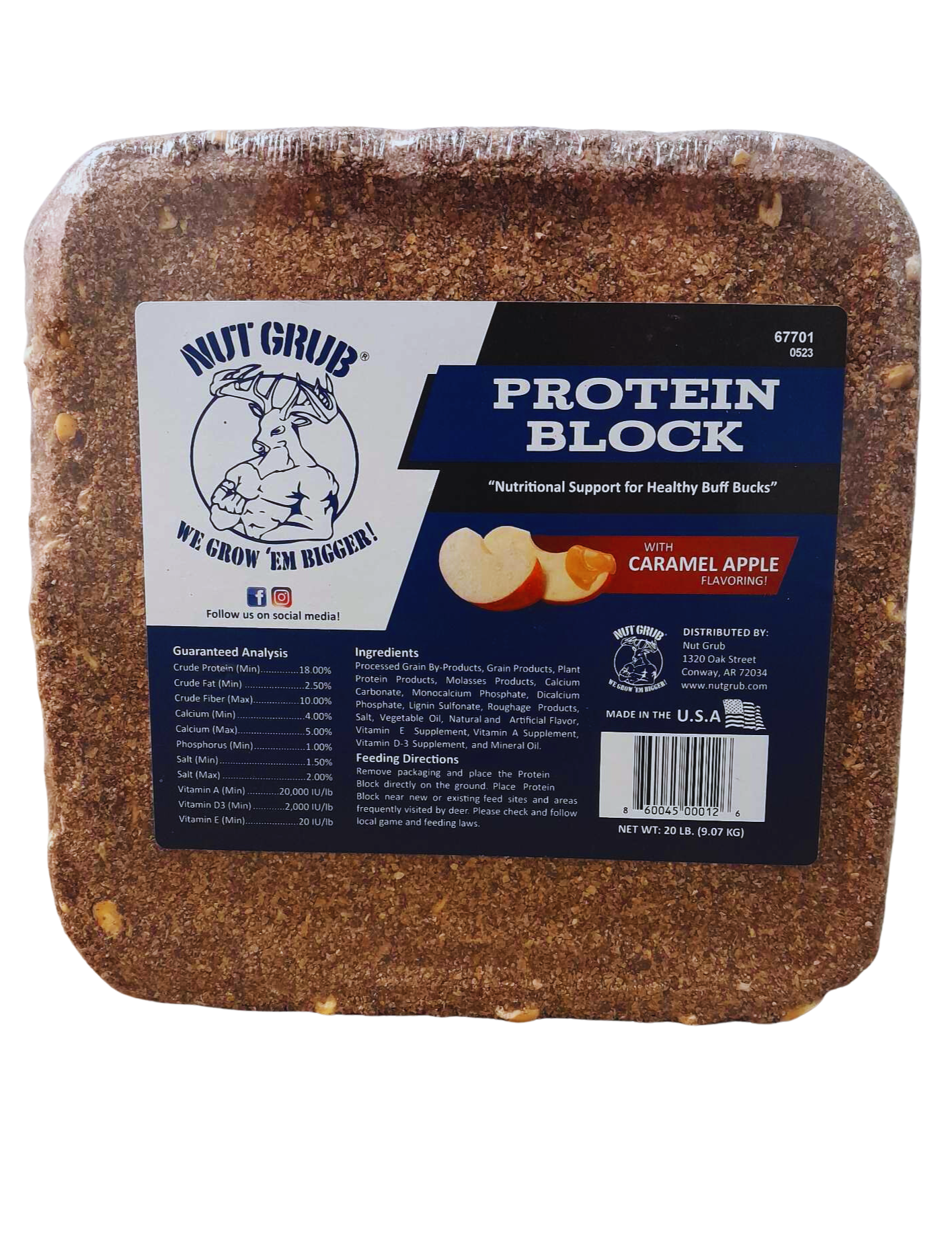 The Original Nut Grub Protein Block